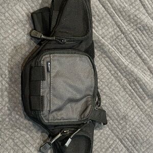 5.11 Tactical Black and Gray Belt Bag
